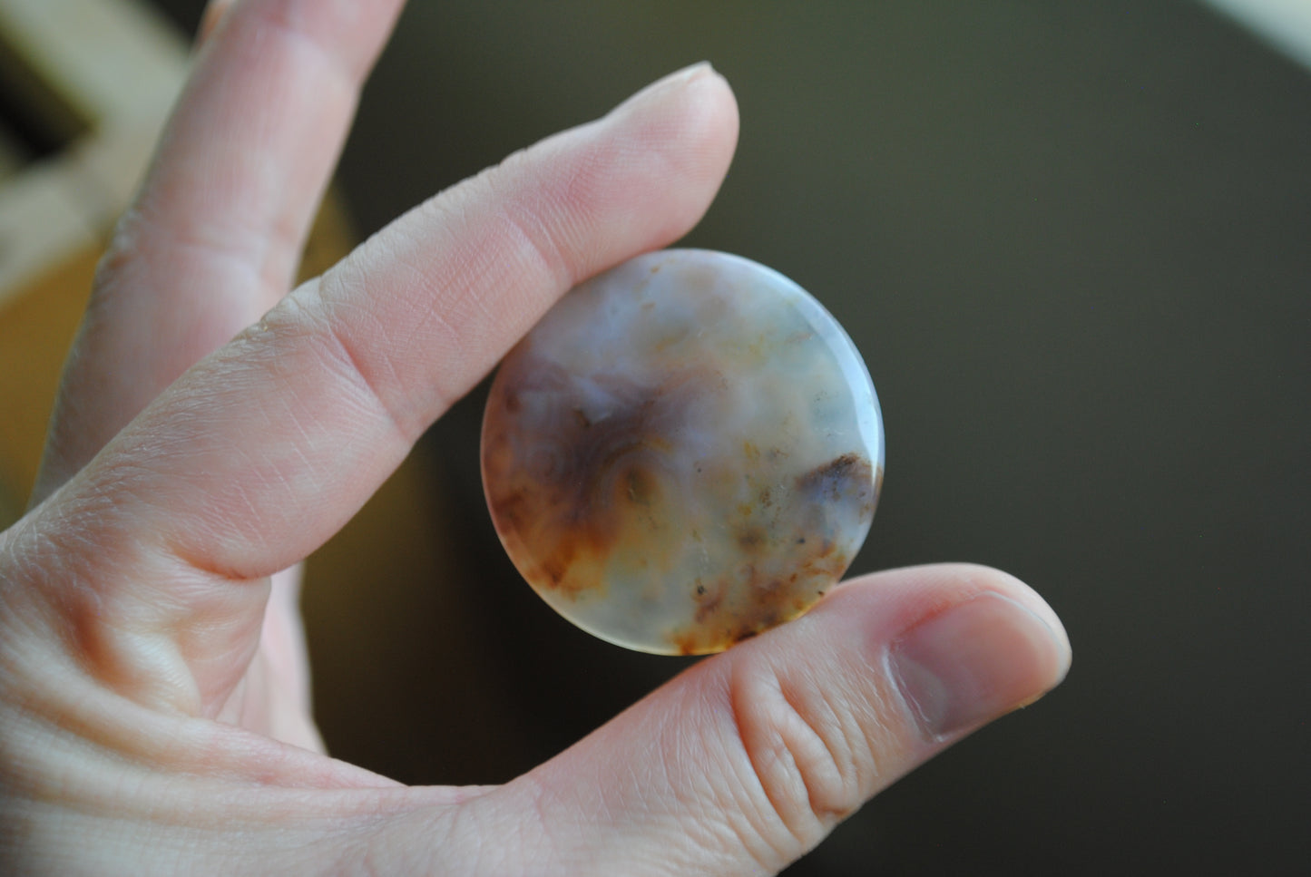 35mm round Ocean Jasper cabochons