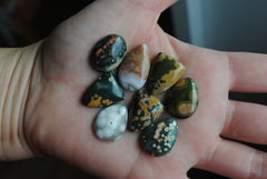 Ocean Jasper cabochons mixed lot