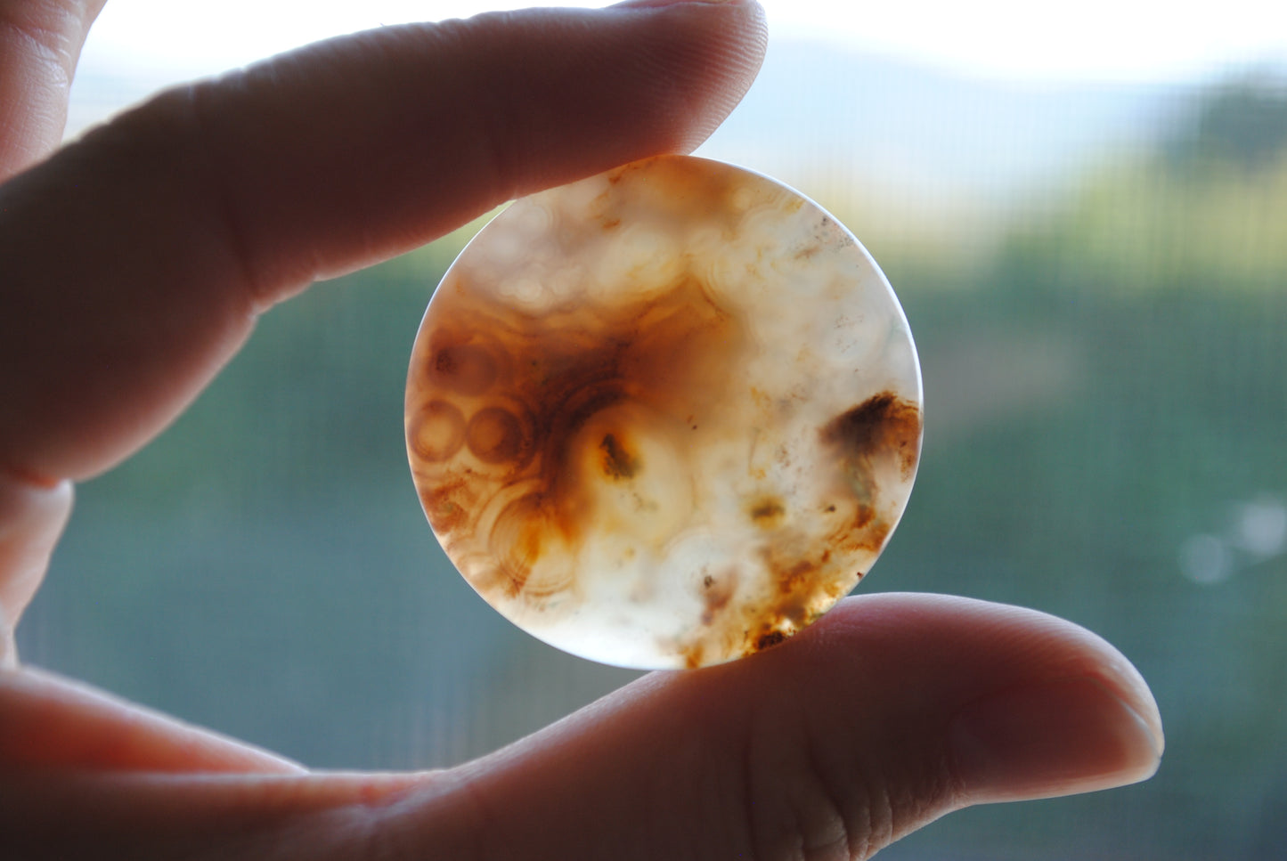 35mm round Ocean Jasper cabochons