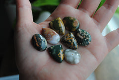 Ocean Jasper cabochons mixed lot