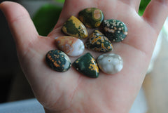 Ocean Jasper cabochons mixed lot