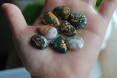Ocean Jasper cabochons mixed lot