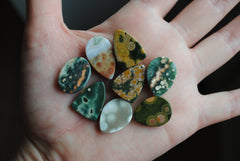Ocean Jasper cabochons mixed lot