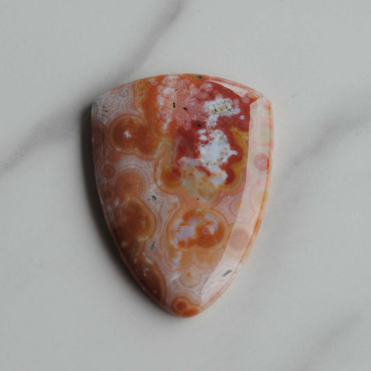 Ocean Jasper 30x40mm shield cabochon