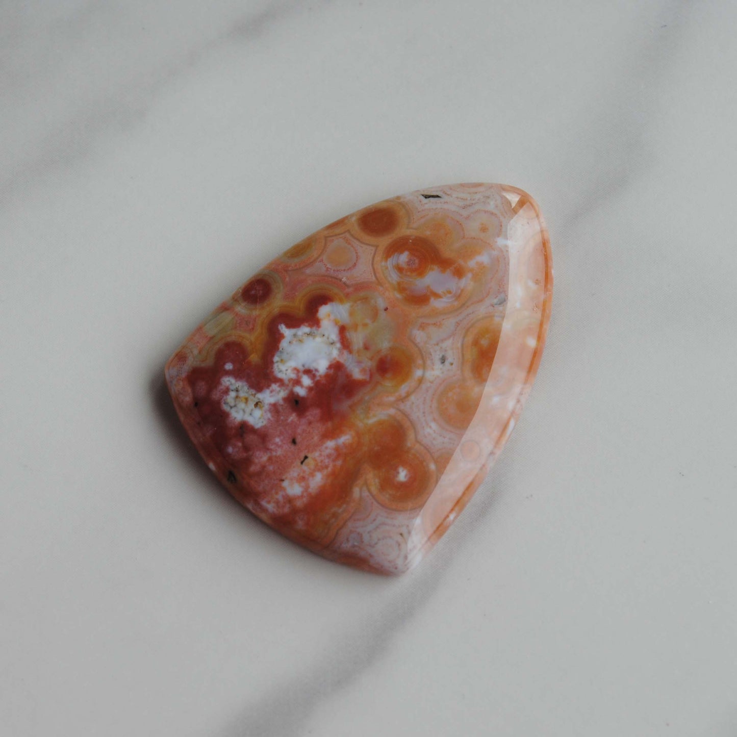 Ocean Jasper 30x40mm shield cabochon