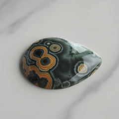 Ocean Jasper 30x40mm pear/drop cabochon