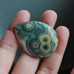 Ocean Jasper 30x40mm pear/drop cabochon
