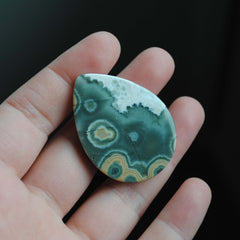 Ocean Jasper 30x40mm pear/drop cabochon