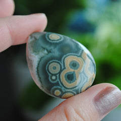 Ocean Jasper 30x40mm pear/drop cabochon