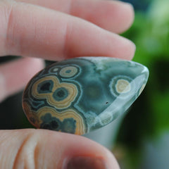 Ocean Jasper 30x40mm pear/drop cabochon