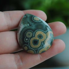 Ocean Jasper 30x40mm pear/drop cabochon