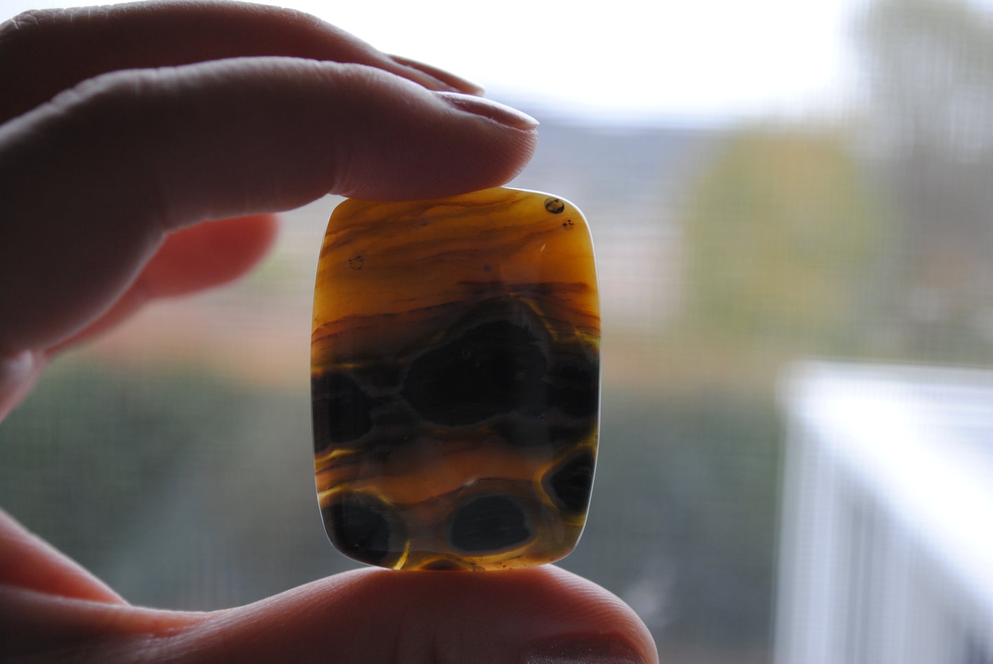 Ocean Jasper 30x40mm rectangle cabochon