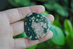 40mm trillion Ocean Jasper cabochon