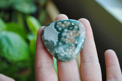 40mm trillion Ocean Jasper cabochon