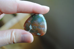30mm trillion Ocean Jasper cabochons (Lot A)
