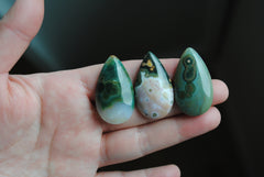 35x20mm drop Ocean Jasper cabochons