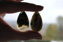 35x20mm drop Ocean Jasper cabochons