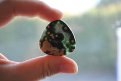 30mm trillion Ocean Jasper cabochons (Lot F)