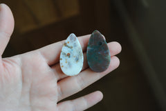 40 x 22mm drop Ocean Jasper cabochons