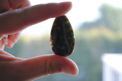 40 x 22mm drop Ocean Jasper cabochons