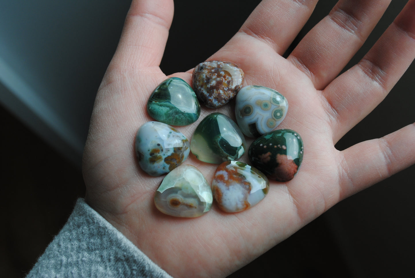 20mm trillion Ocean Jasper cabochons