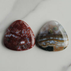 30mm trillion Ocean Jasper cabochons