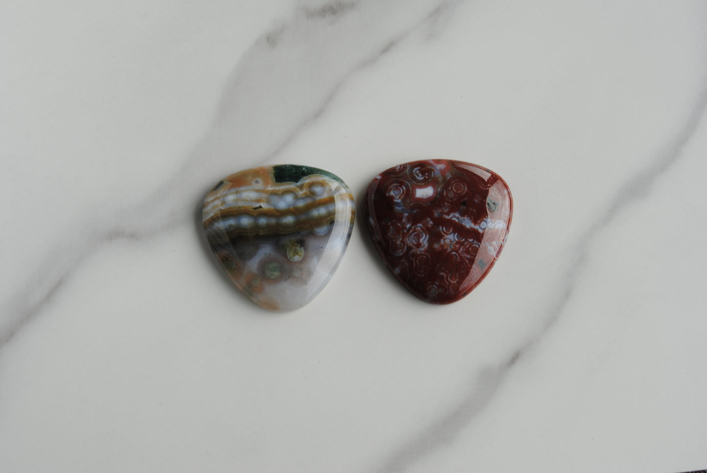 30mm trillion Ocean Jasper cabochons