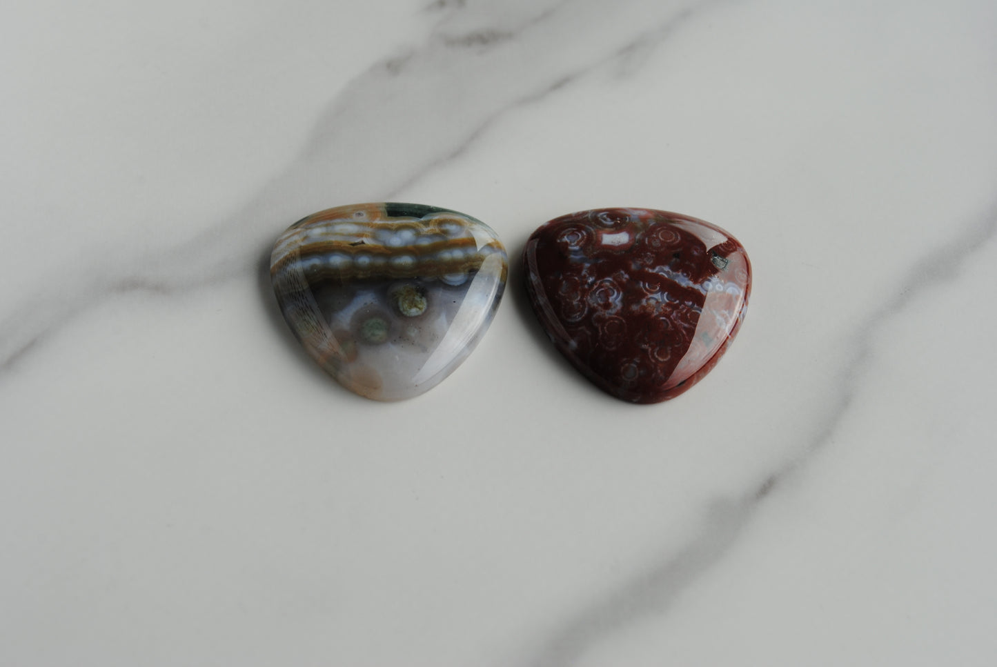 30mm trillion Ocean Jasper cabochons