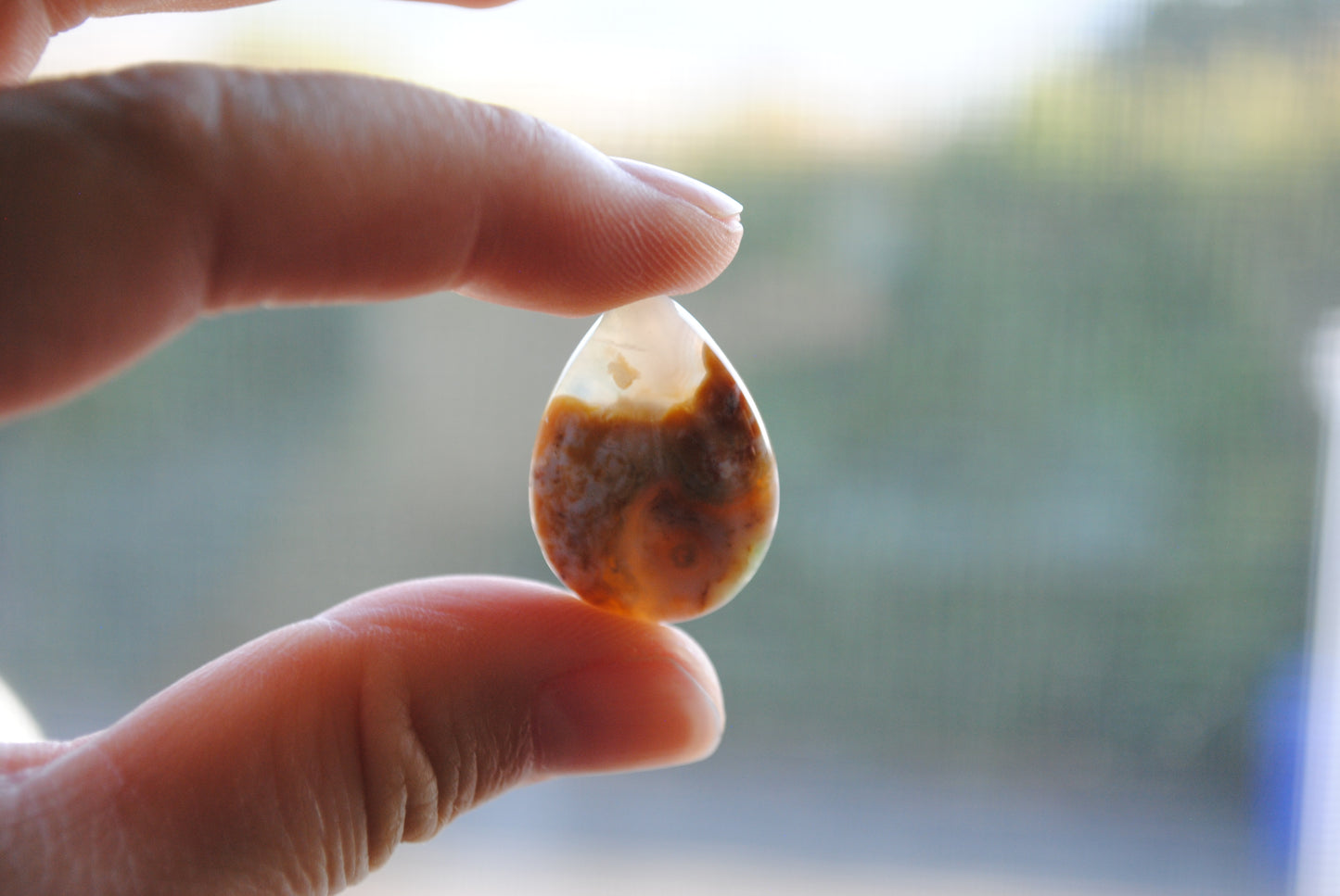 25x18mm drop Ocean Jasper cabochons (Lot A)