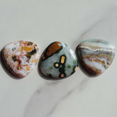 30mm trillion Ocean Jasper cabochons
