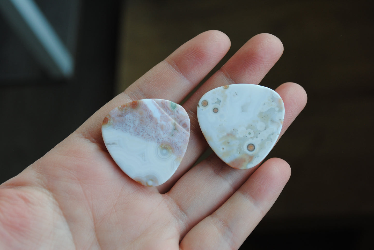 30mm trillion Ocean Jasper cabochons