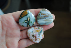 30mm trillion Ocean Jasper cabochons