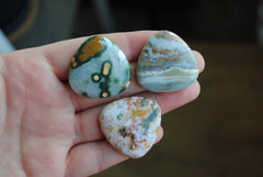 30mm trillion Ocean Jasper cabochons