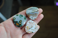 30mm trillion Ocean Jasper cabochons