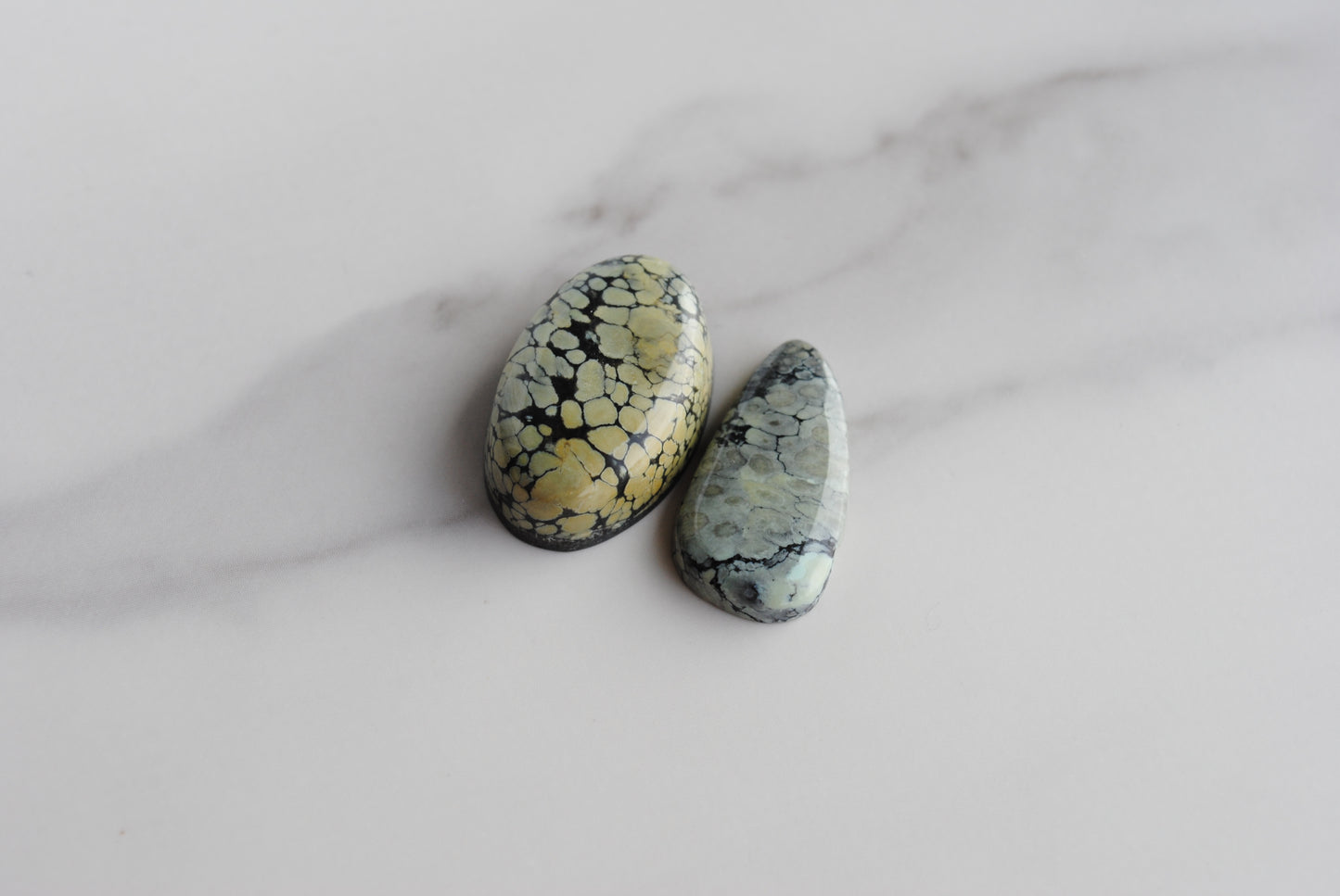 Tree Frog Variscite cabochons