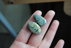 Tree Frog Variscite cabochons