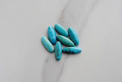 Kingman turquoise oval cabochons