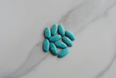 Kingman turquoise oval 8x16mm cabochons