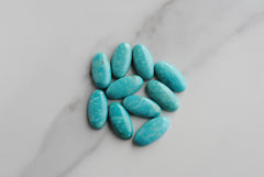 Kingman turquoise oval 8x16mm cabochons