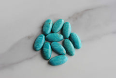Kingman turquoise oval 8x16mm cabochons