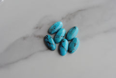 Kingman turquoise oval 8x16mm cabochons (Copy)
