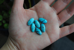 Kingman turquoise oval 8x16mm cabochons (Copy)
