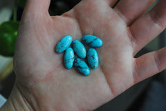 Kingman turquoise oval 8x16mm cabochons (Copy)