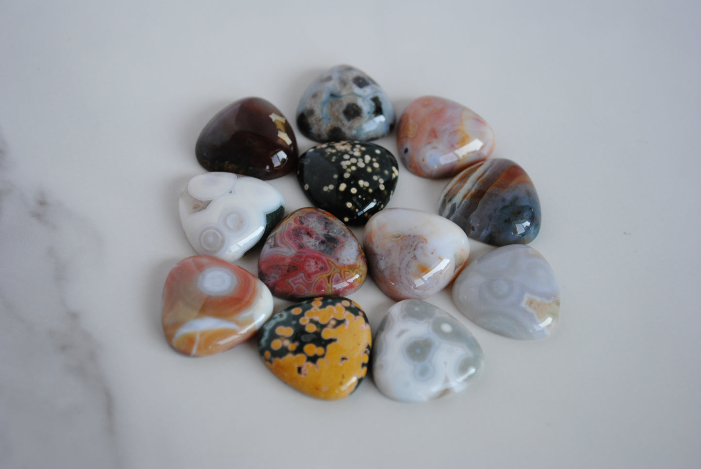 20mm trillion Ocean Jasper cabochons