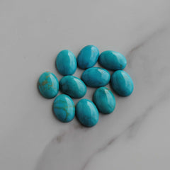Kingman turquoise cabochons 10x14mm ovals