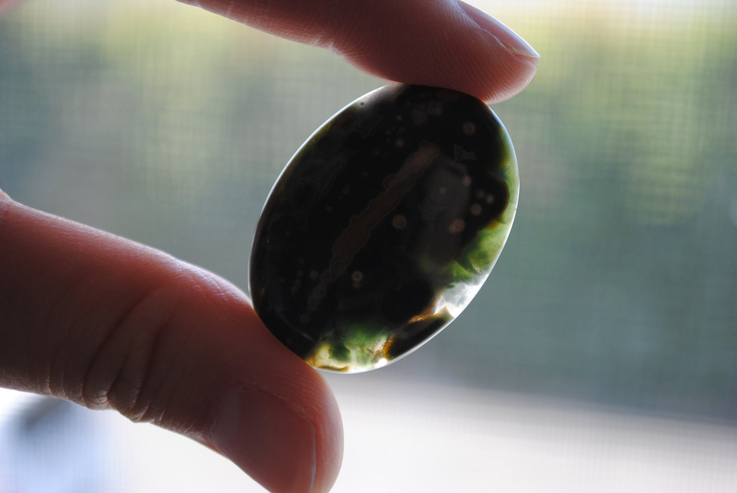 Ocean Jasper 35x25mm oval cabochons (Lot C)