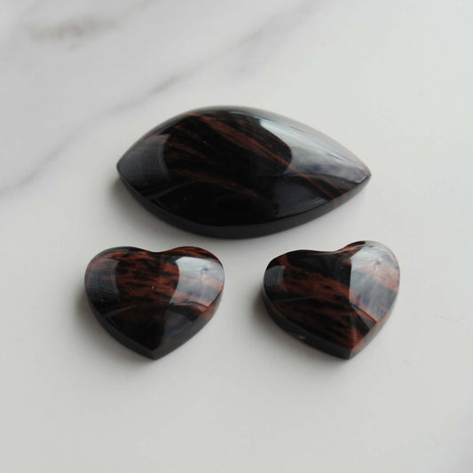 Tiger's eye cabochons