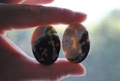 Ocean Jasper 35x25mm oval cabochons (Lot D)