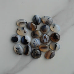 Dendrite agate cabochons (lot G)