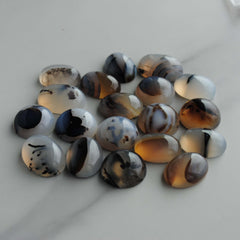 Dendrite agate cabochons (lot G)